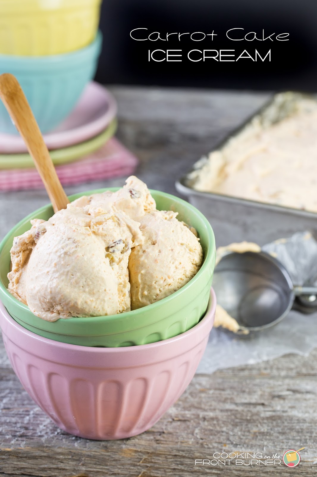 Carrot Cake Ice Cream Cooking On The Front Burner 