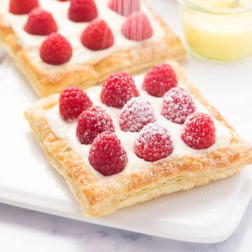 Lemon Raspberry Tarts For Two | Cooking on the Front Burner