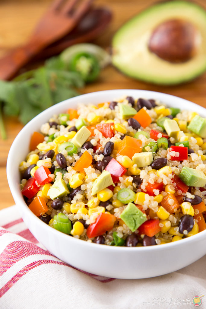 MEXICAN QUINOA SALAD | Cooking on the Front Burner