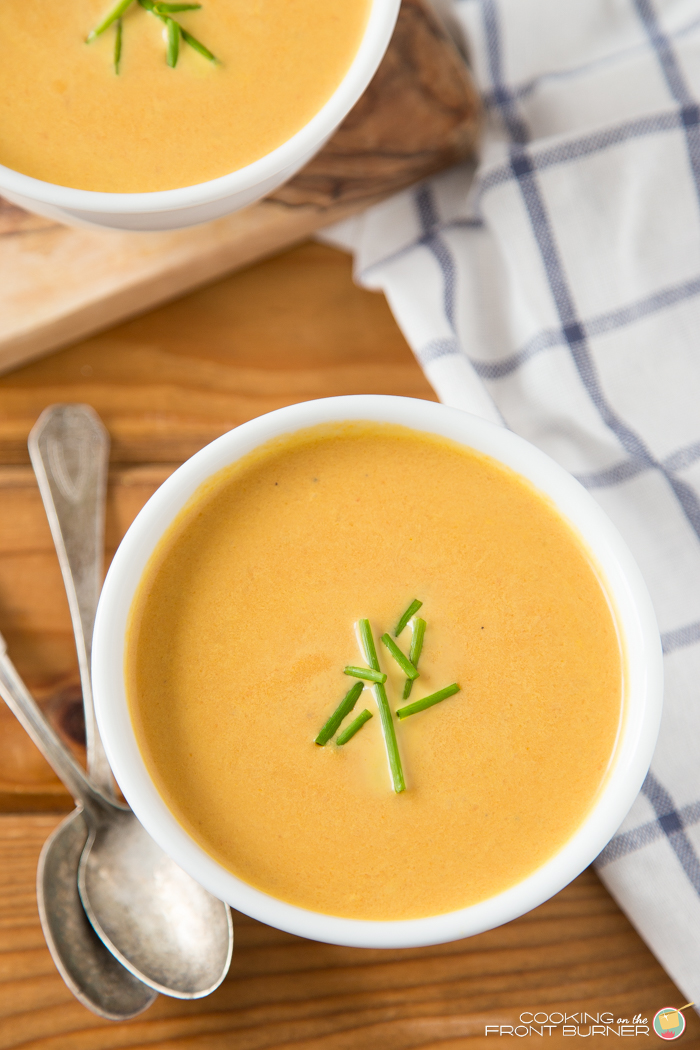 Carrot & ginger soup recipe