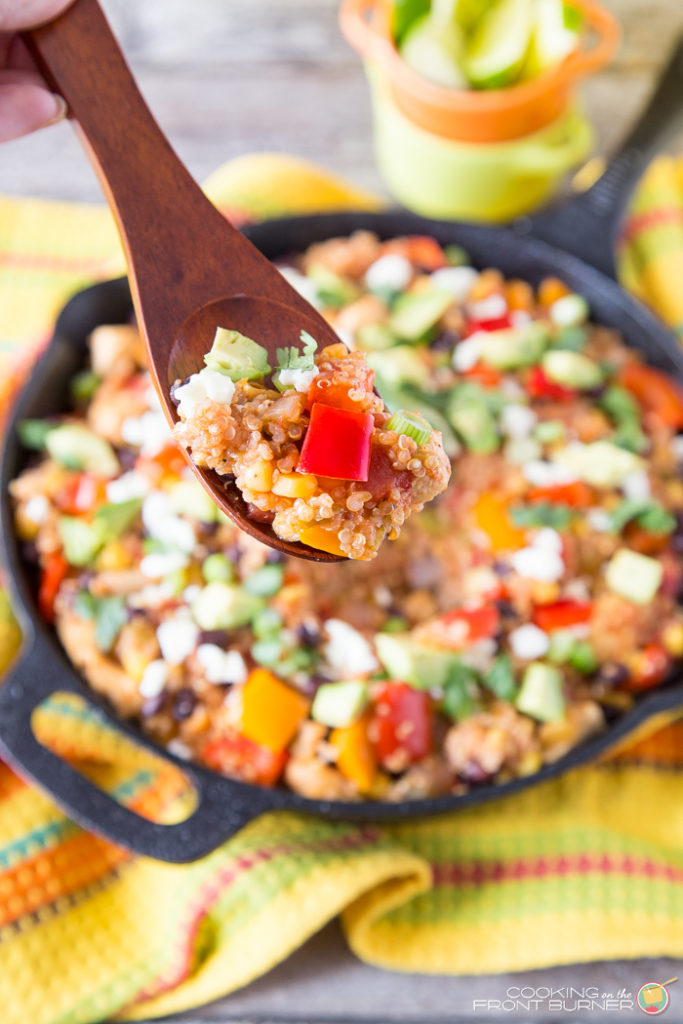 MEXICAN QUINOA SKILLET DINNER | Cooking on the Front Burner