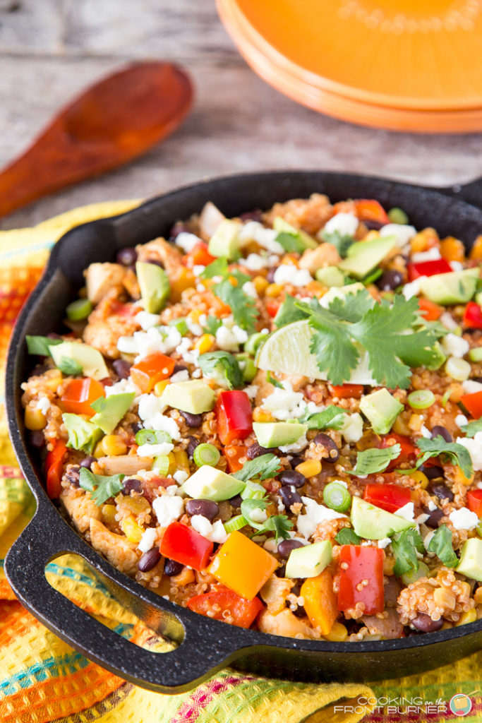 MEXICAN QUINOA SKILLET DINNER | Cooking on the Front Burner