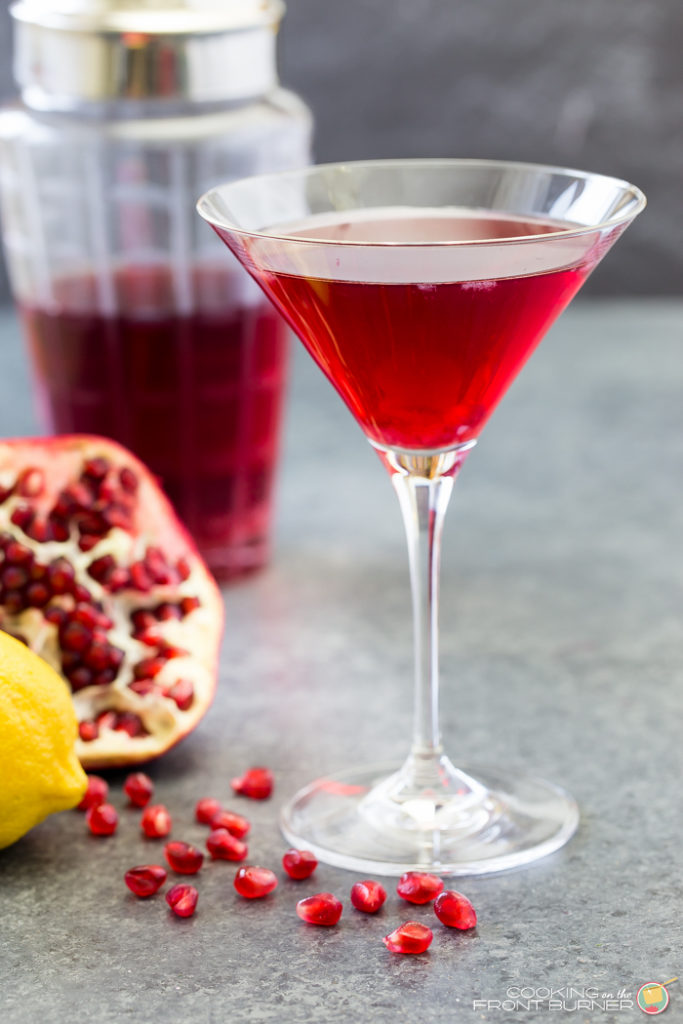 Pomegranate Martini Cooking On The Front Burner