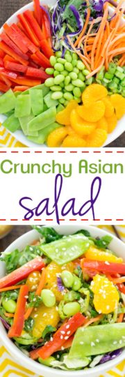 Crunchy Asian Salad | Cooking on the Front Burner