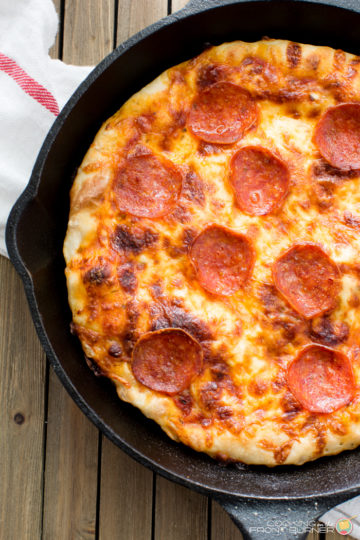 Cast Iron Skillet Pizza | Cooking on the Front Burner