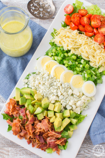 Easy Orzo Cobb Salad | Cooking on the Front Burner