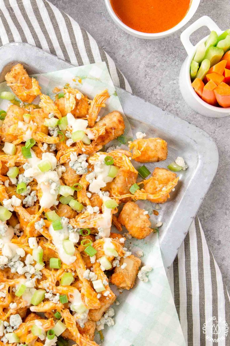 Buffalo Chicken Totchos | Cooking on the Front Burner