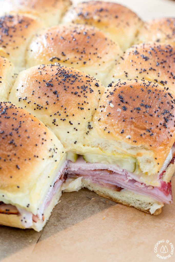 Easy Party Cuban Sliders | Cooking on the Front Burner