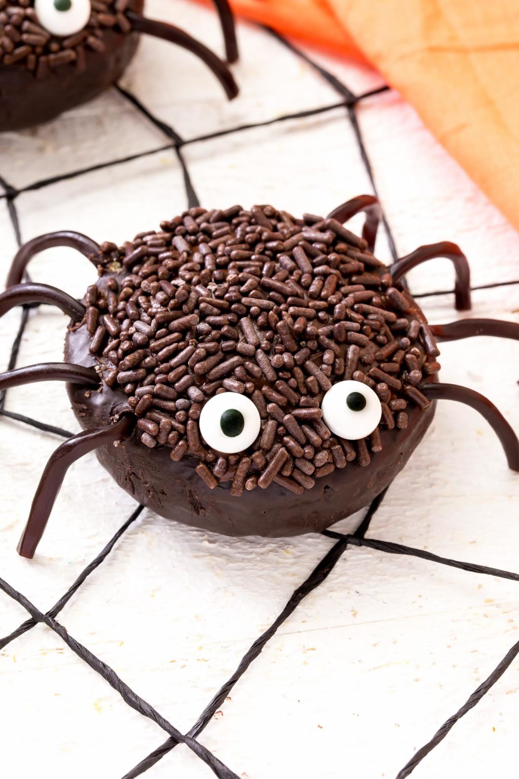 Mini Chocolate Spider Donuts | Cooking on the Front Burner