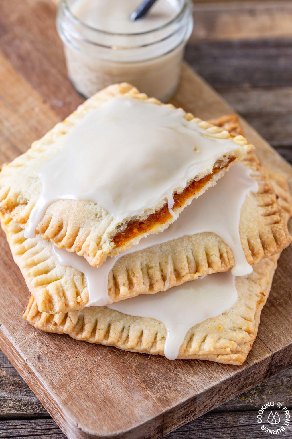 Maple Glazed Pumpkin Pie Pop Tarts Cooking on the Front Burner