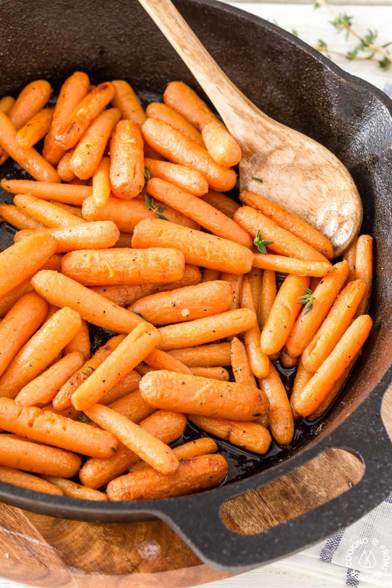 Skillet Brown Butter Carrots | Cooking on the Front Burner