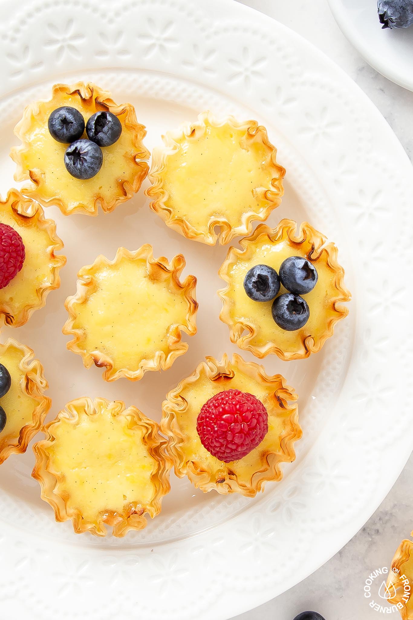 Lemon Ricotta Mini Tarts | Cooking on the Front Burner