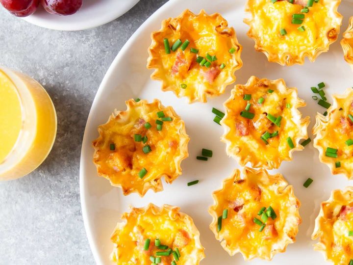 Creamy Ham Filo Cups - Appetizer Idea Recipes