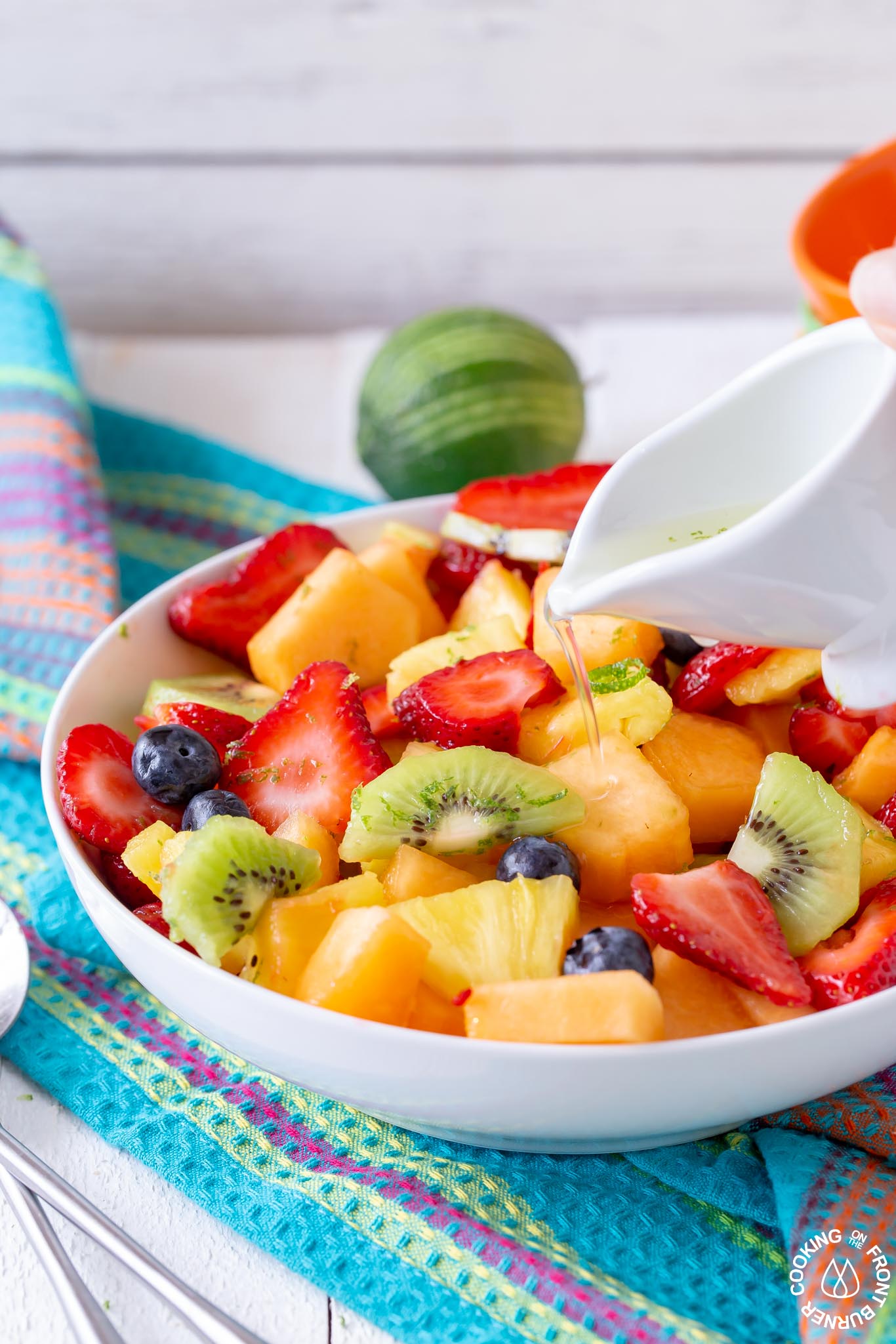 Tequila Lime Fruit Salad | Cooking on the Front Burner