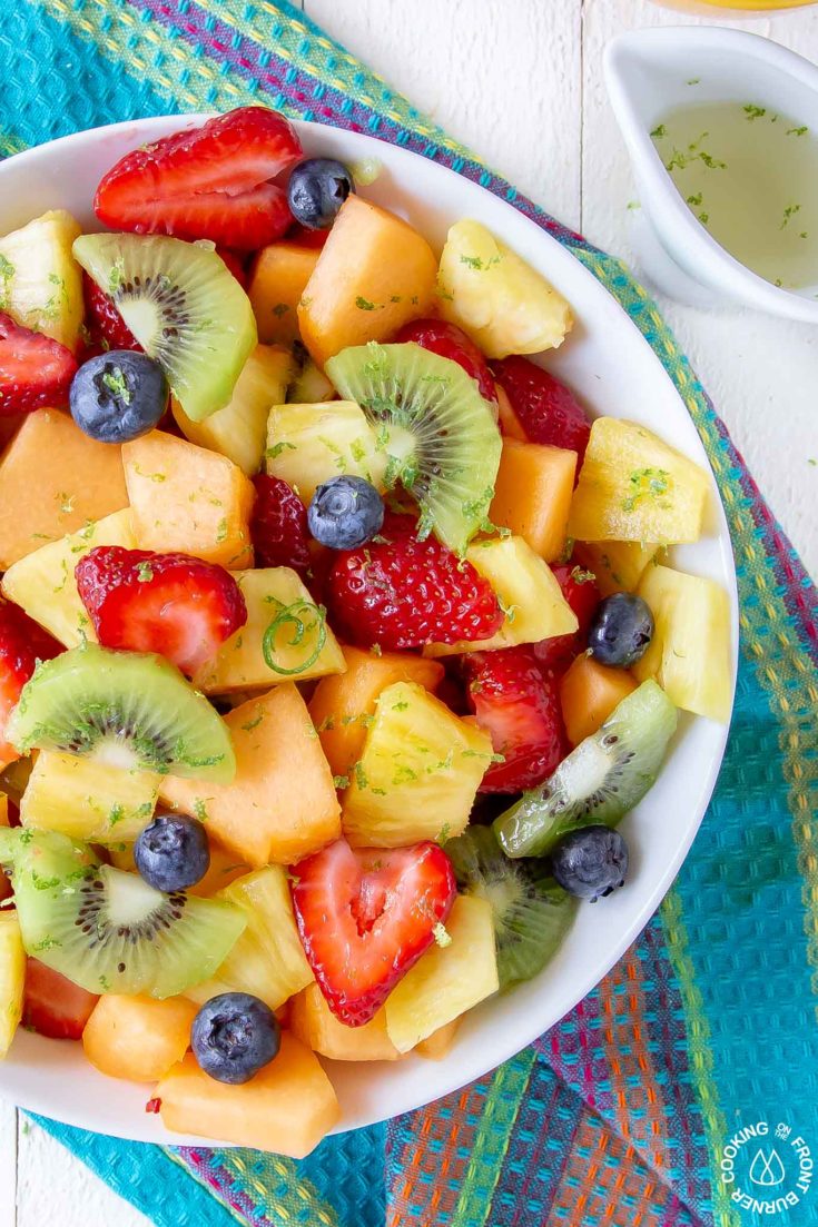 Tequila Lime Fruit Salad | Cooking on the Front Burner