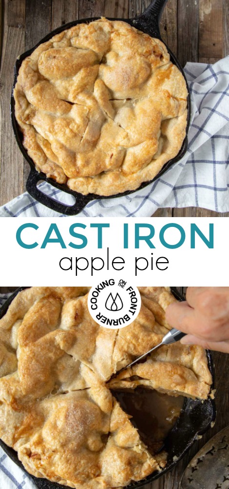 Cast Iron Skillet Apple Pie | Cooking on the Front Burner