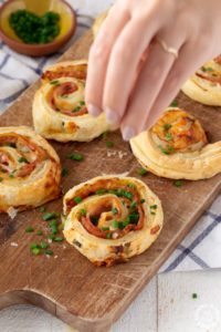 Ham & Cheese Puff Pastry Appetizer | Cooking on the Front Burner