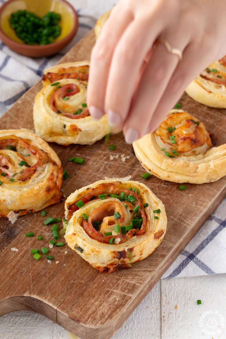 Ham & Cheese Puff Pastry Appetizer 