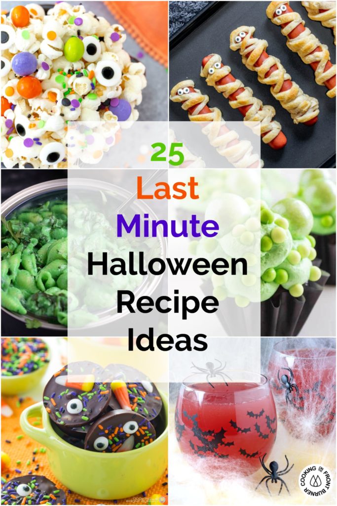 Last Minute Halloween Recipes Cooking On The Front Burner