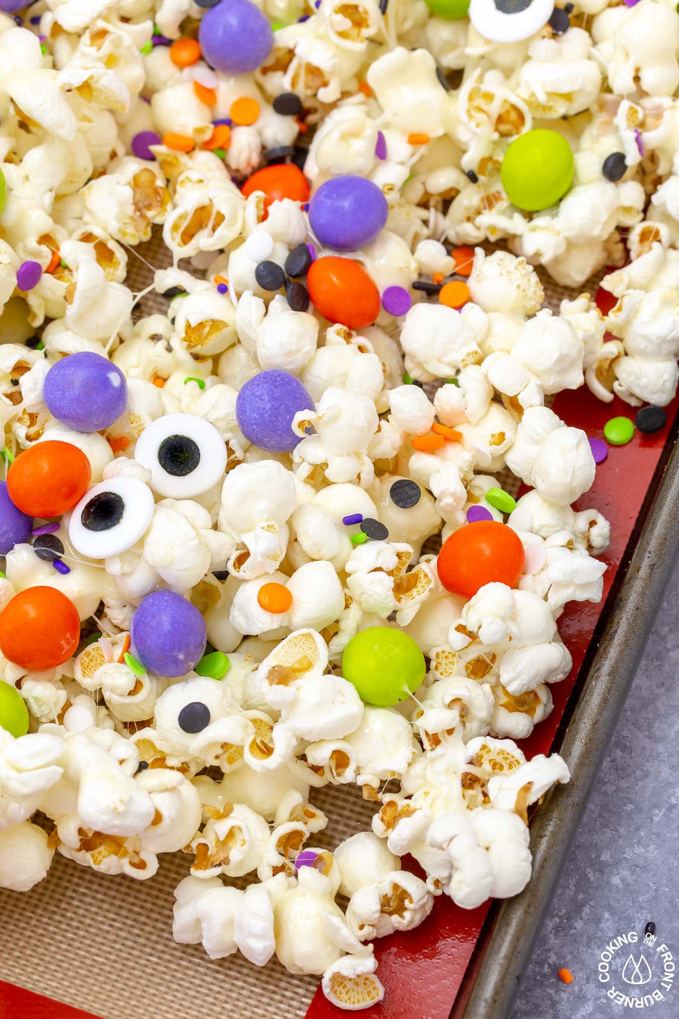 Halloween Popcorn Snack Mix-Step by Step | Cooking on the Front Burner