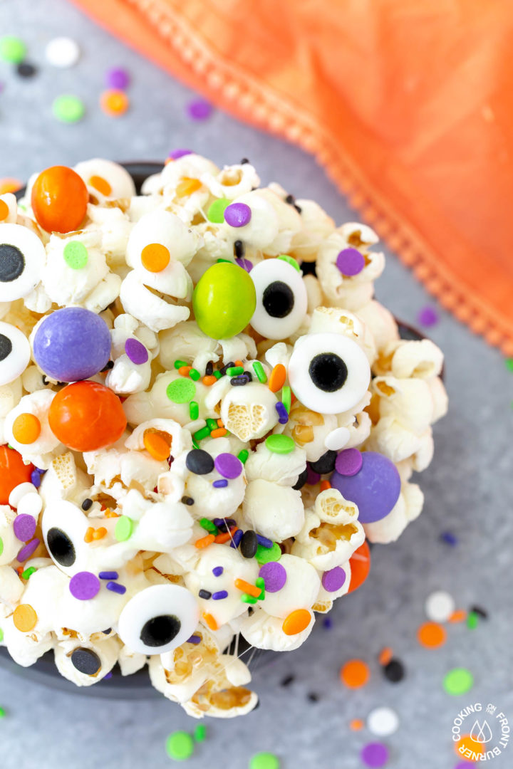 Halloween Popcorn Snack Mix-Step by Step | Cooking on the Front Burner