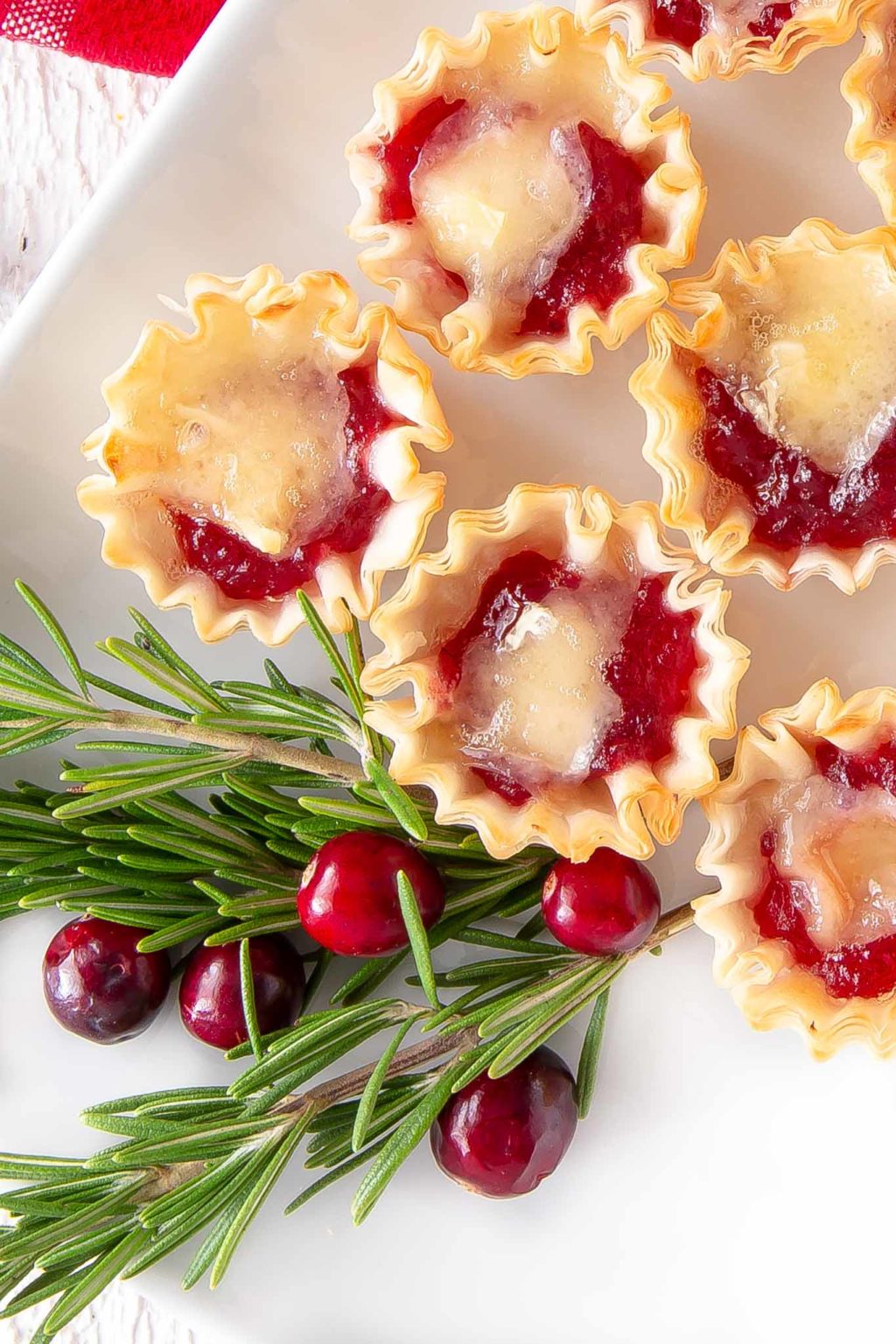 Cranberry Orange Brie Tarts | Cooking on the Front Burner