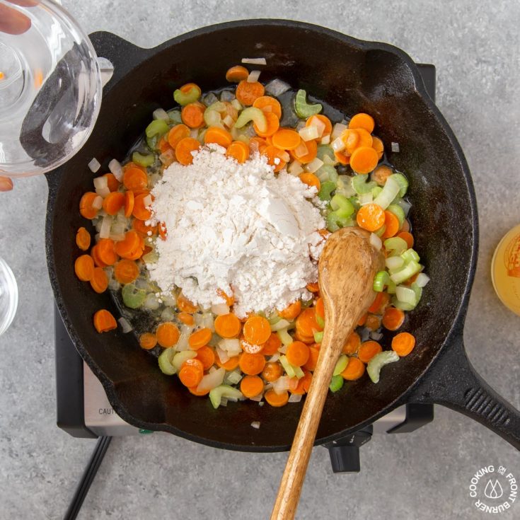 Skillet Chicken Pot Pie Step by Step | Cooking on the Front Burner