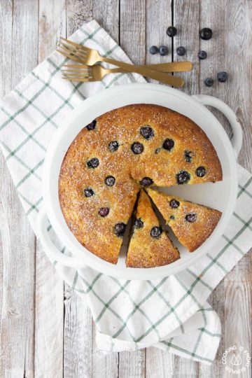 Lemon Blueberry Ricotta Cake | Cooking On The Front Burner