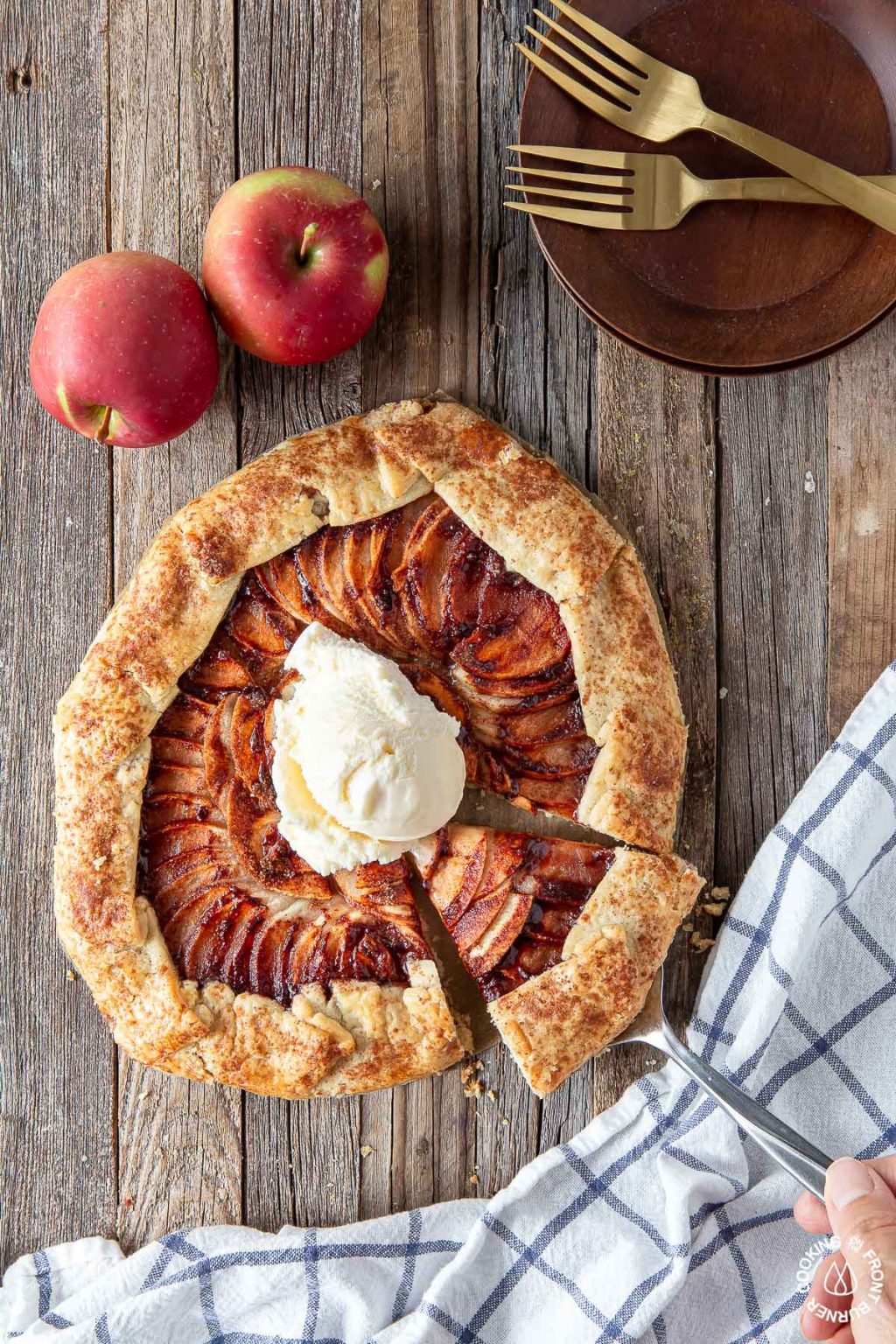 Rustic Apple Galette | Cooking On The Front Burner