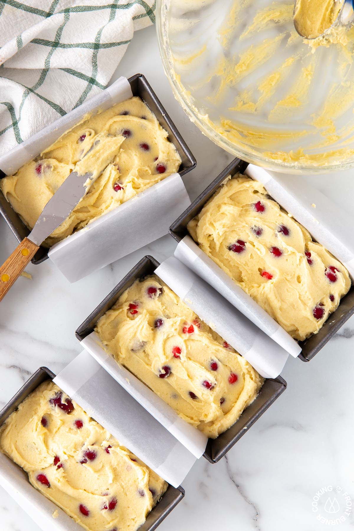 Gifts from the kitchen: Mini cranberry bread loaves