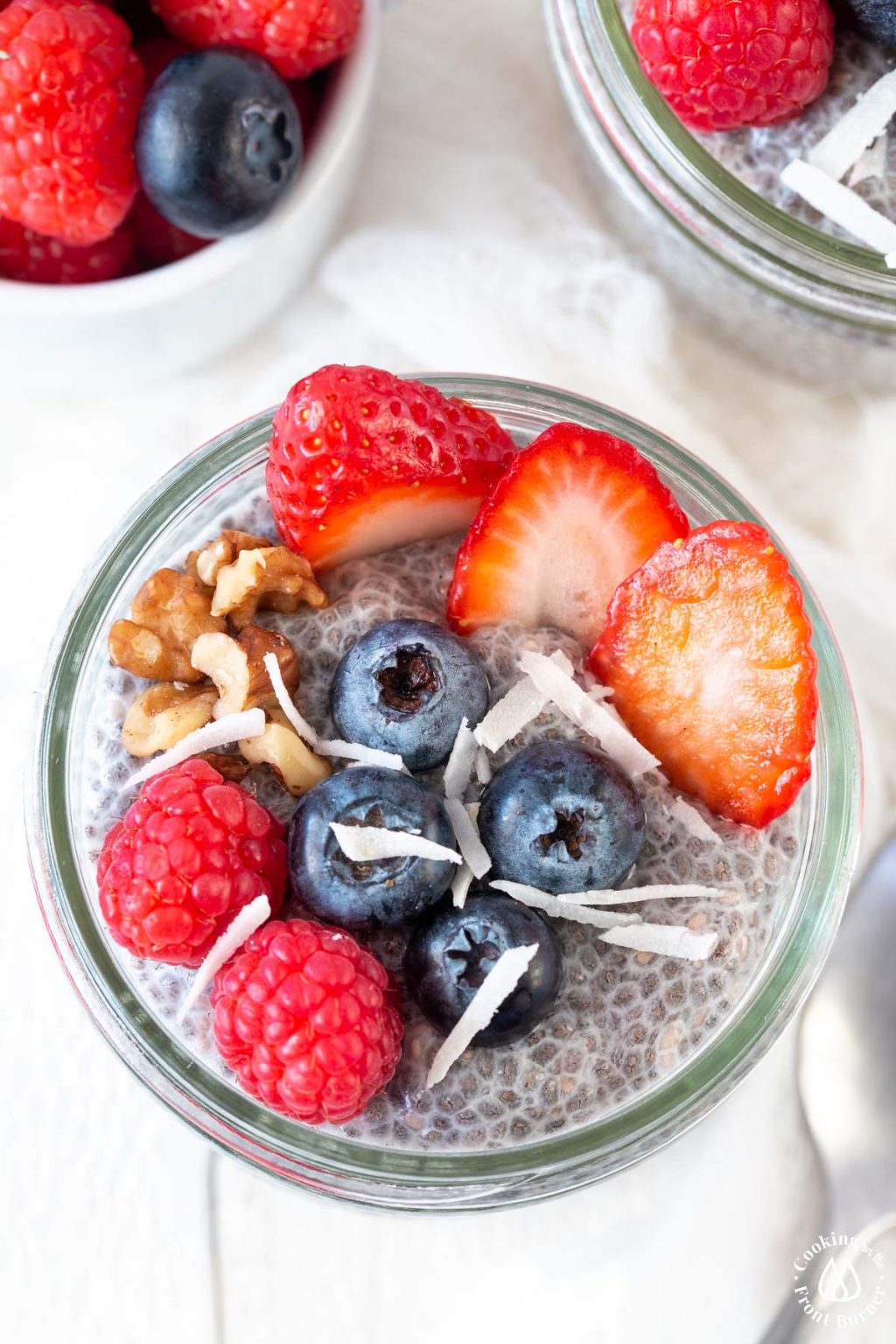 Easy Vanilla Chia Pudding | Cooking On The Front Burner