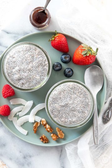 Easy Vanilla Chia Pudding | Cooking On The Front Burner